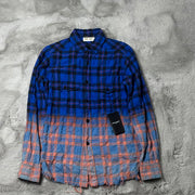Saint Laurent Skjorte, Herre 'Two Tone' Flannel (XS) 🦋