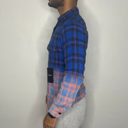 Saint Laurent Skjorte, Herre 'Two Tone' Flannel (XS) 🦋