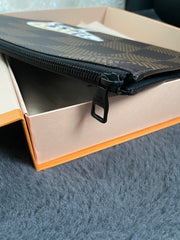 Louis Vuitton x NIGO Pochette Jour Clutch Bag, Damier Ebene Giant GM Brown