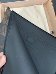 Louis Vuitton x NIGO Pochette Jour Clutch Bag, Damier Ebene Giant GM Brown