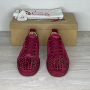 Christian Louboutin Sneakers, 'Sanguine' Junior Spikes (41.5) 📍