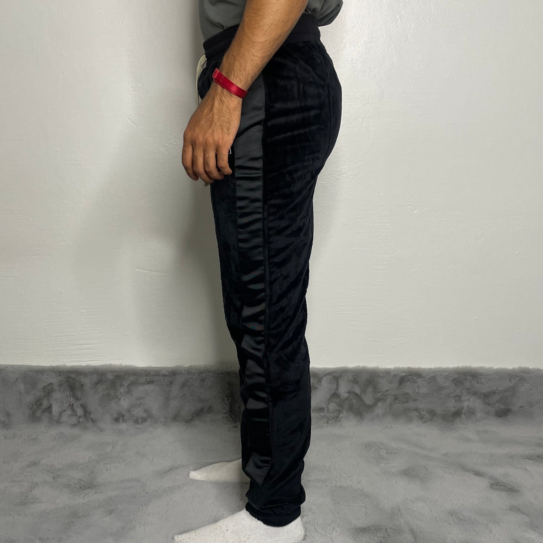 Ojardorf Bukser, Herre 'Sort' Velour (Medium) 👖