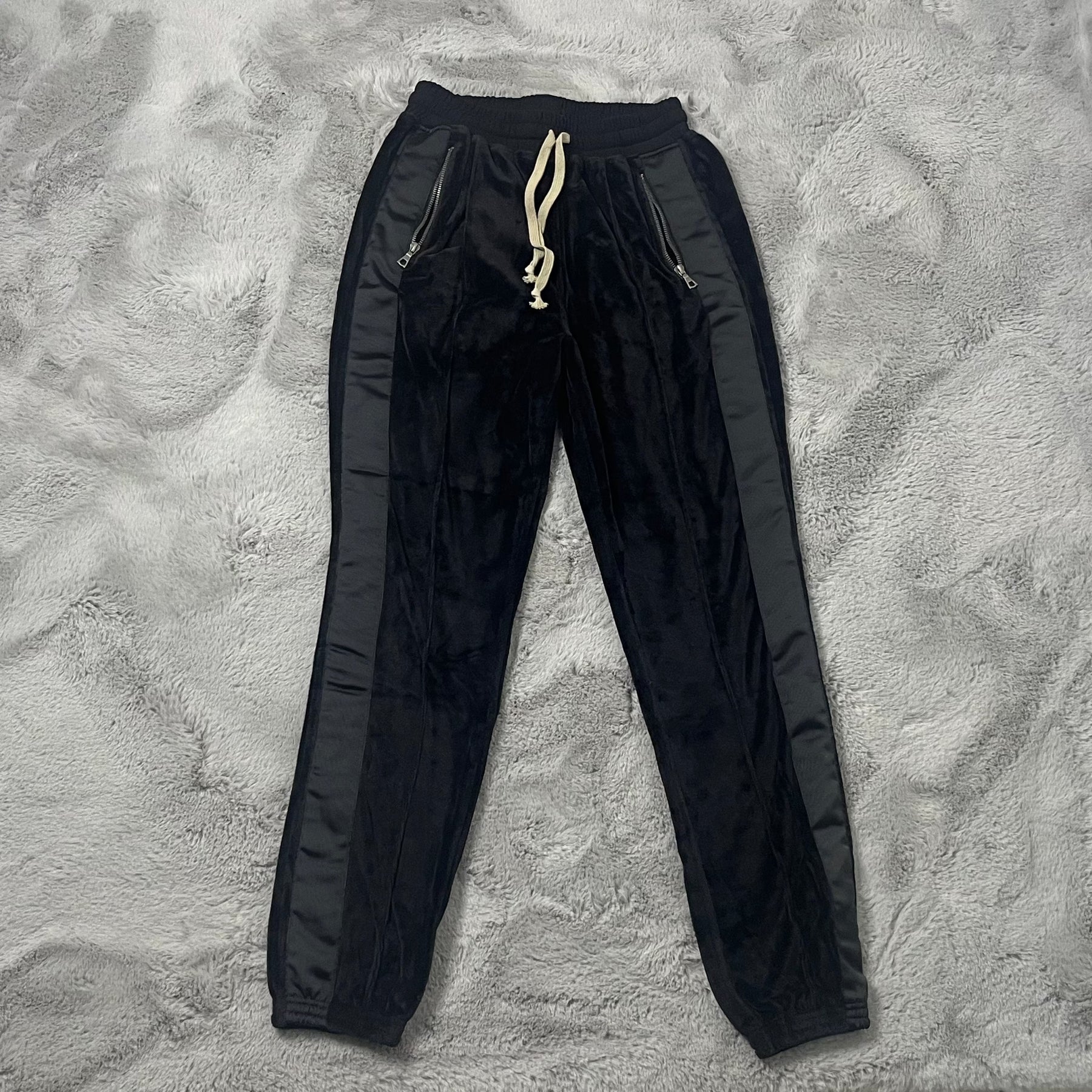 Ojardorf Bukser, Herre 'Sort' Velour (Medium) 👖