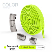 No Tie Shoe, laces Press Lock Shoelaces without ties Elastic Laces Sneaker Kids Adult 8MM Widened Flat Shoelace for Shoes