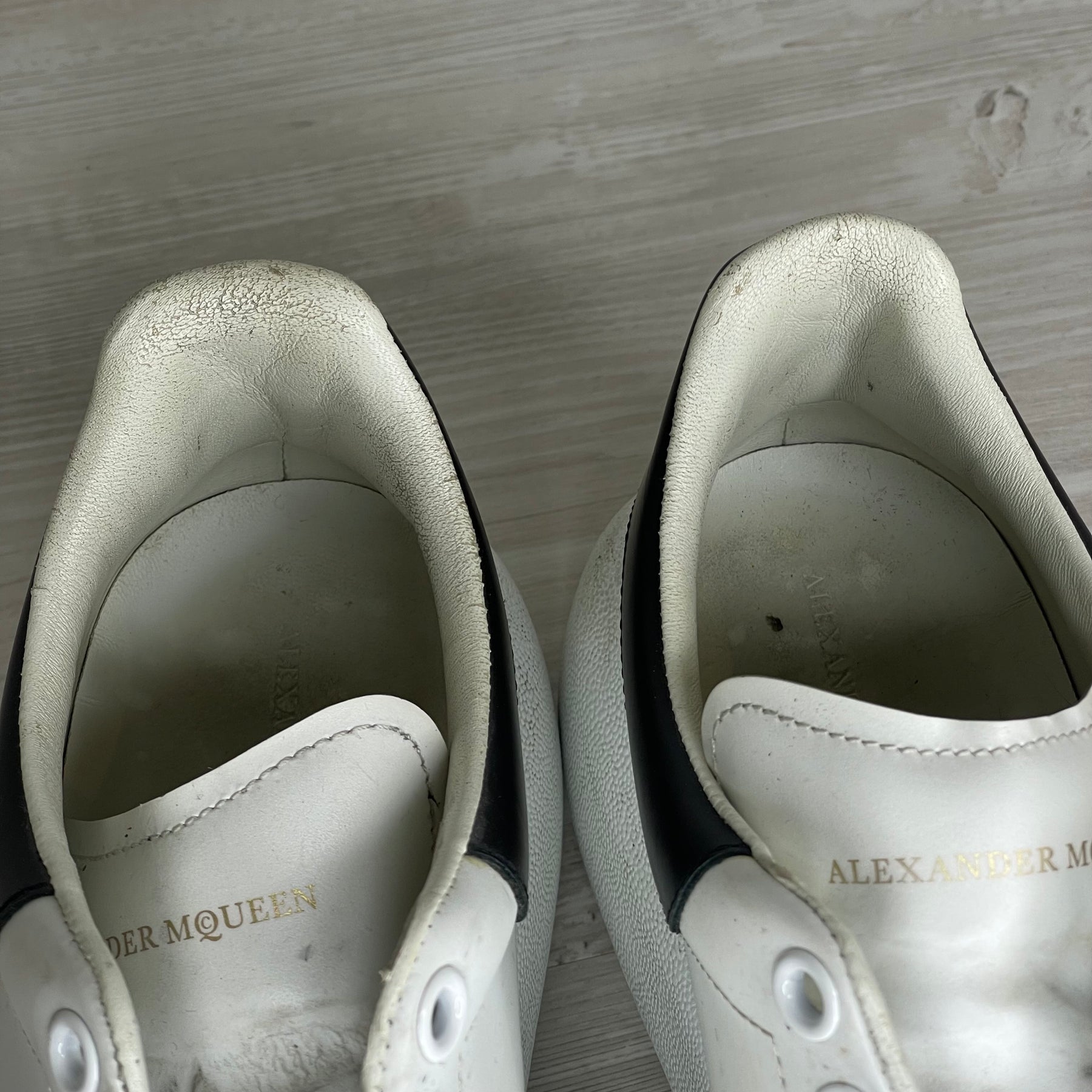 Alexander McQueen Sneakers, 'Hvid Læder' Oversized (43) 😎