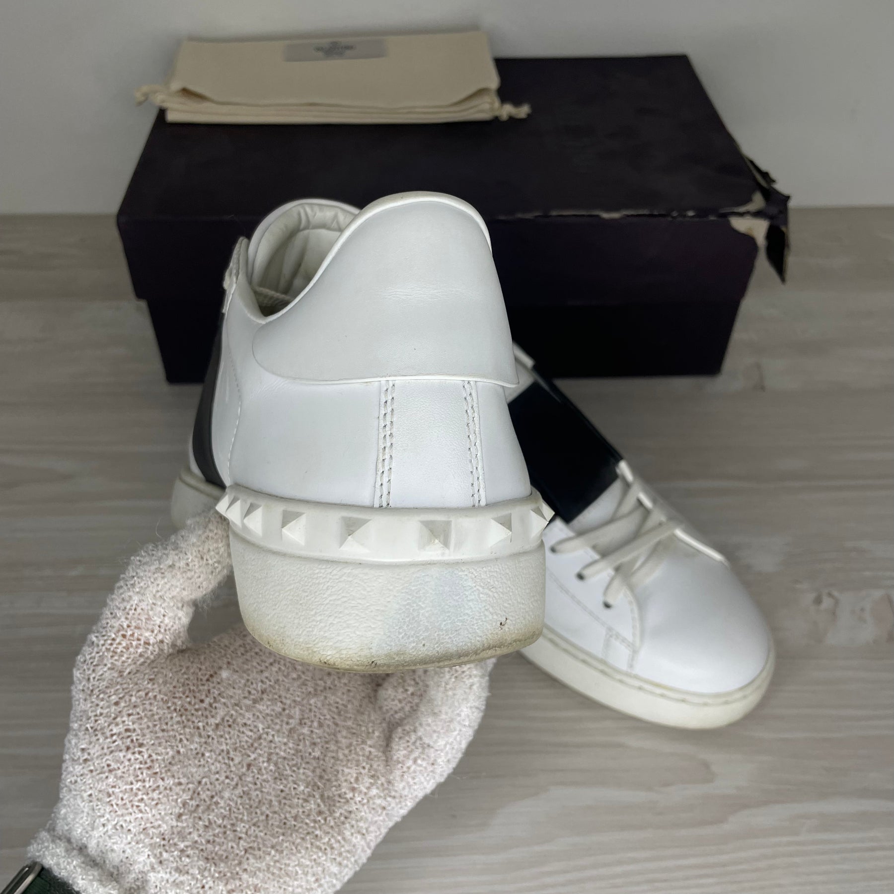 Valentino Sneakers, 'Sort Stripe' Open (43)