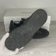 Alexander McQueen Sneakers, 'Sort Læder' Oversized (42.5)
