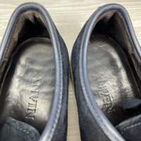 Lanvin Sneakers, 'Navy Ruskind' 'Lak Toe (41)