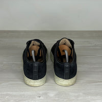 Lanvin Sneakers, 'Sort Ruskind' Mat Toe (41) 🫣