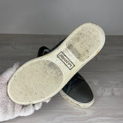 Lanvin Sneakers, 'Army Green Suede' Mat Toe (39)