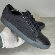 Lanvin Sneakers, 'Grå Stof' Mat Toe (45)