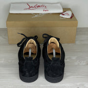 Christian Louboutin Sneakers, 'Sort Ruskind' Junior Spikes (43.5)