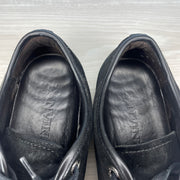 Lanvin Sneakers, 'Sort Ruskind' Lak Toe (41)