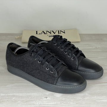 Lanvin Sneakers, 'Grå Stof' Mat Toe (45)