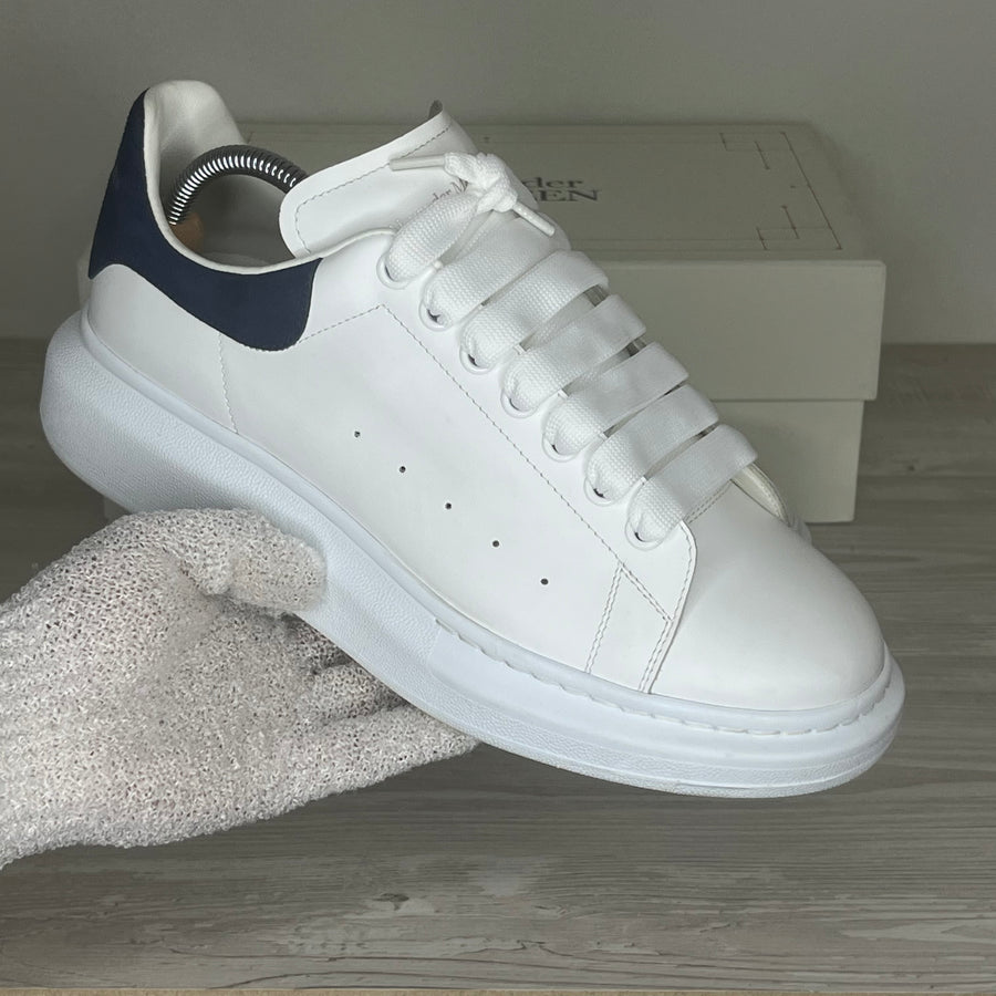 Alexander McQueen Sneakers, 'Hvid Læder' Oversized (43) ⚪️