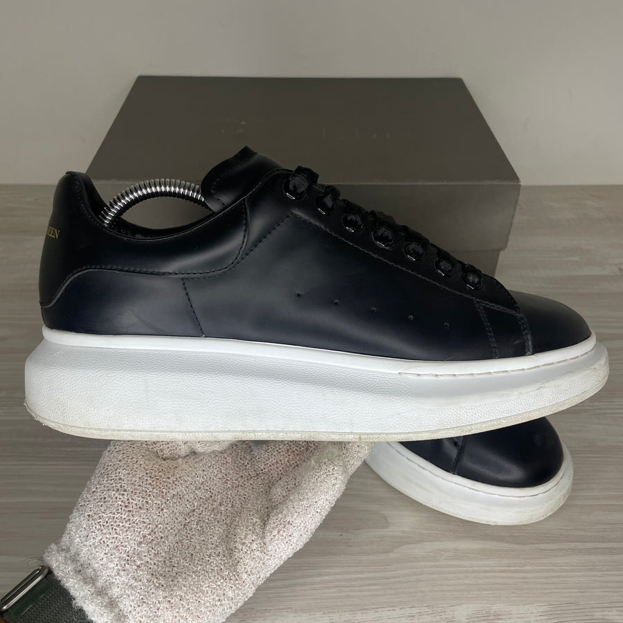 Alexander McQueen Sneakers, 'Sort Læder' Oversized (43)