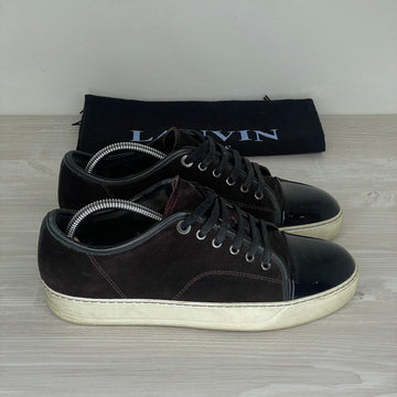 Lanvin Sneakers, 'Bordeaux Ruskind' Lak Toe (39)