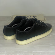 Lanvin Sneakers, 'Black Suede' Lak Toe (46)