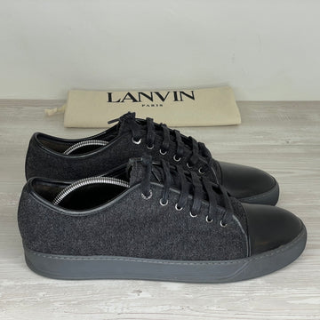 Lanvin Sneakers, 'Grå Stof' Mat Toe (45)