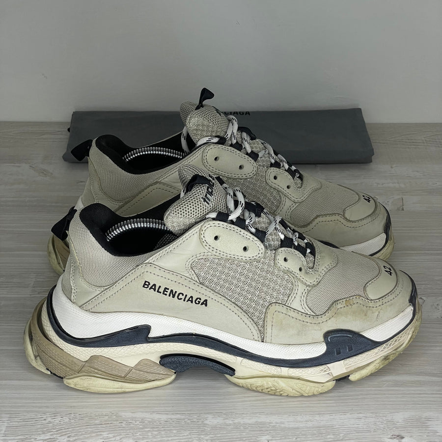 Balenciaga Sneakers, 'Beige' Triple S (42)