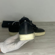 Lanvin Sneakers, 'Sort Ruskind' Lak Toe (40)