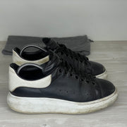 Alexander McQueen Sneakers, 'Sort Læder' Oversized (42) 🐉