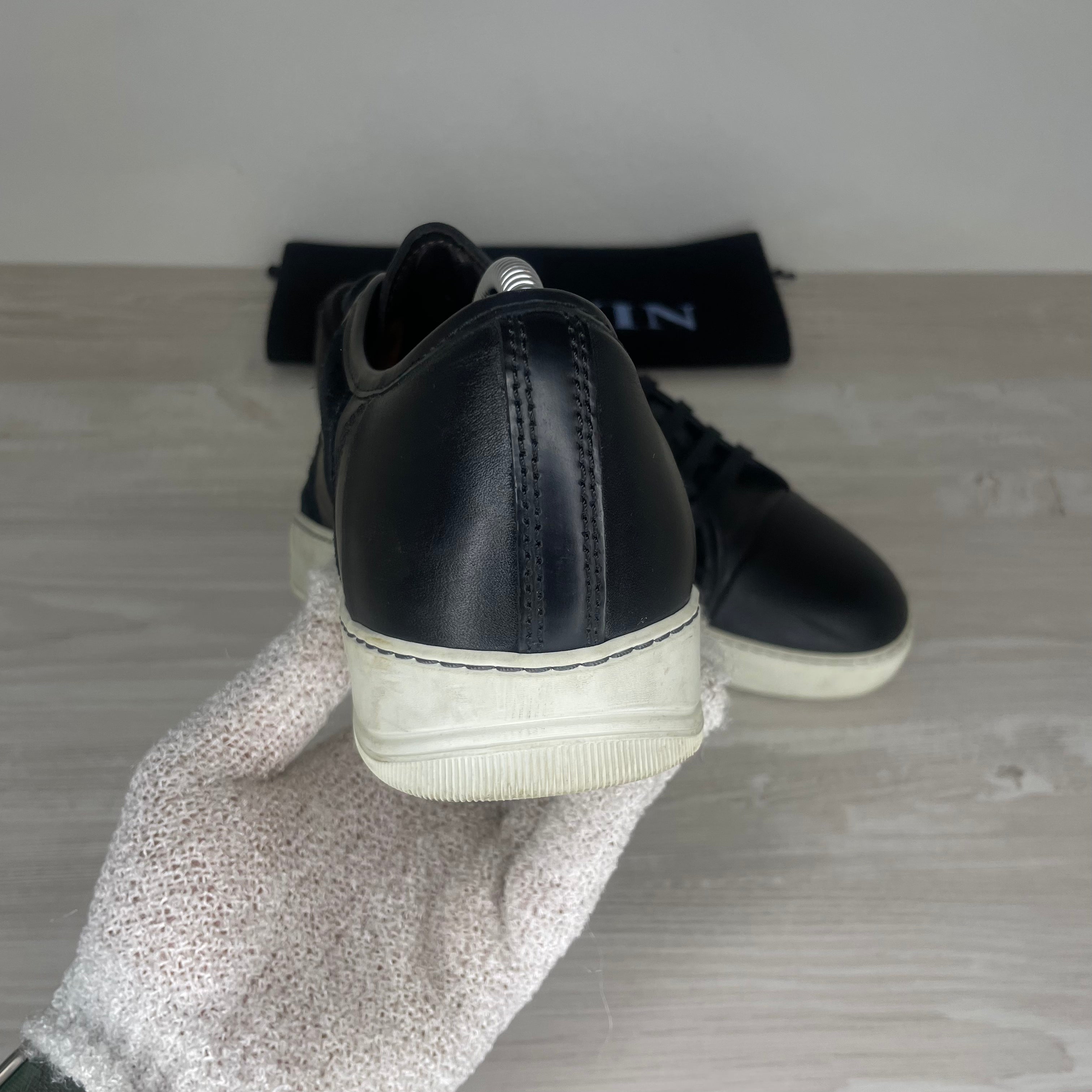 Lanvin Sneakers, 'Sort Ruskind & Læder' Mat Toe (40)