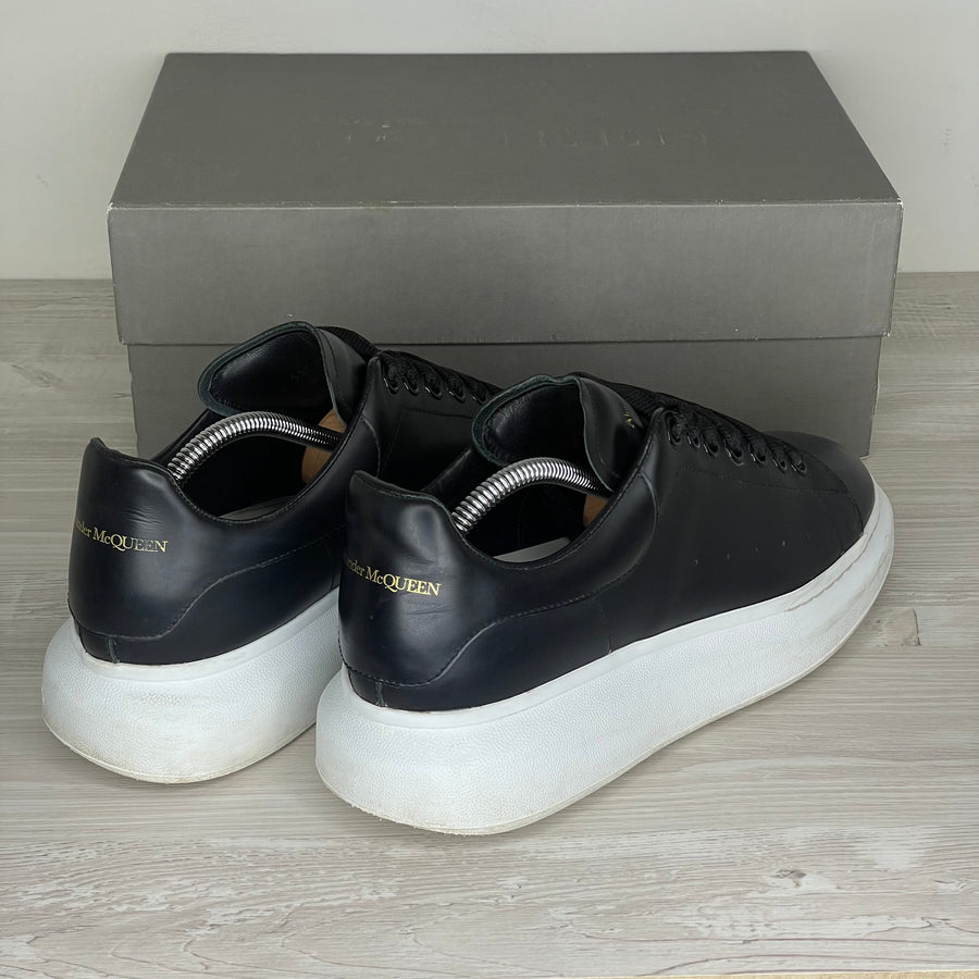 Alexander McQueen Sneakers, 'Sort Læder' Oversized (43)