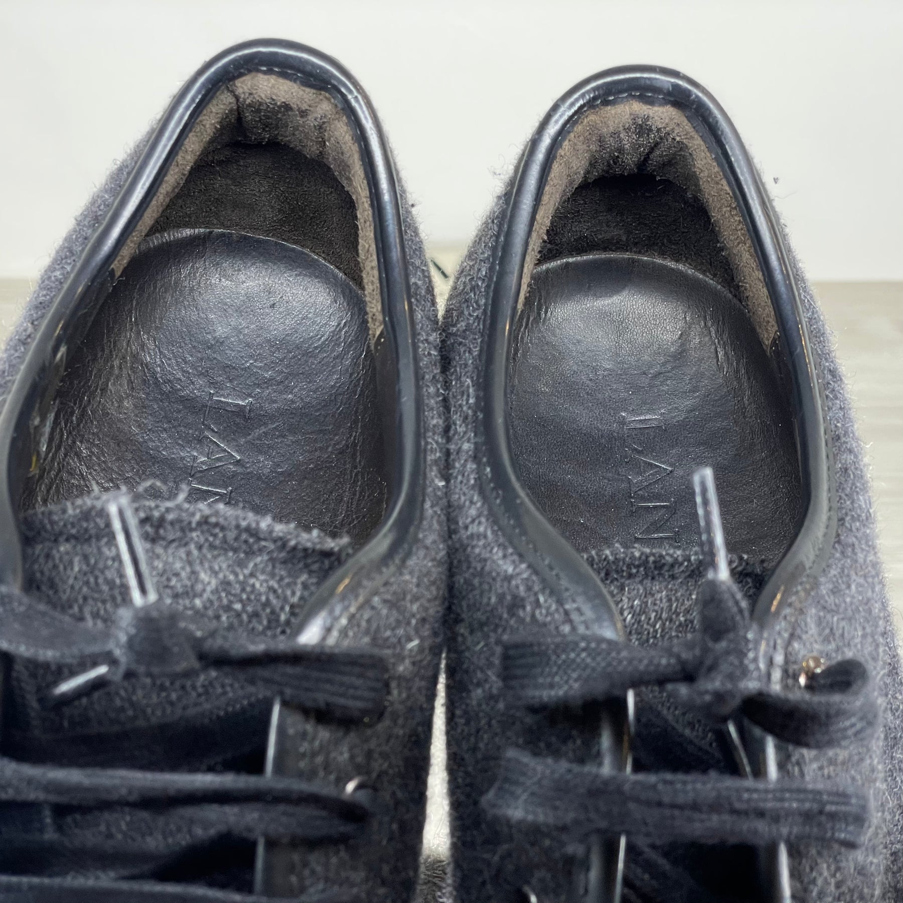 Lanvin Sneakers, 'Grå Stof' Mat Toe (45)