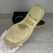 Lanvin Sneakers, 'Sort Ruskind' Mat Toe (43)