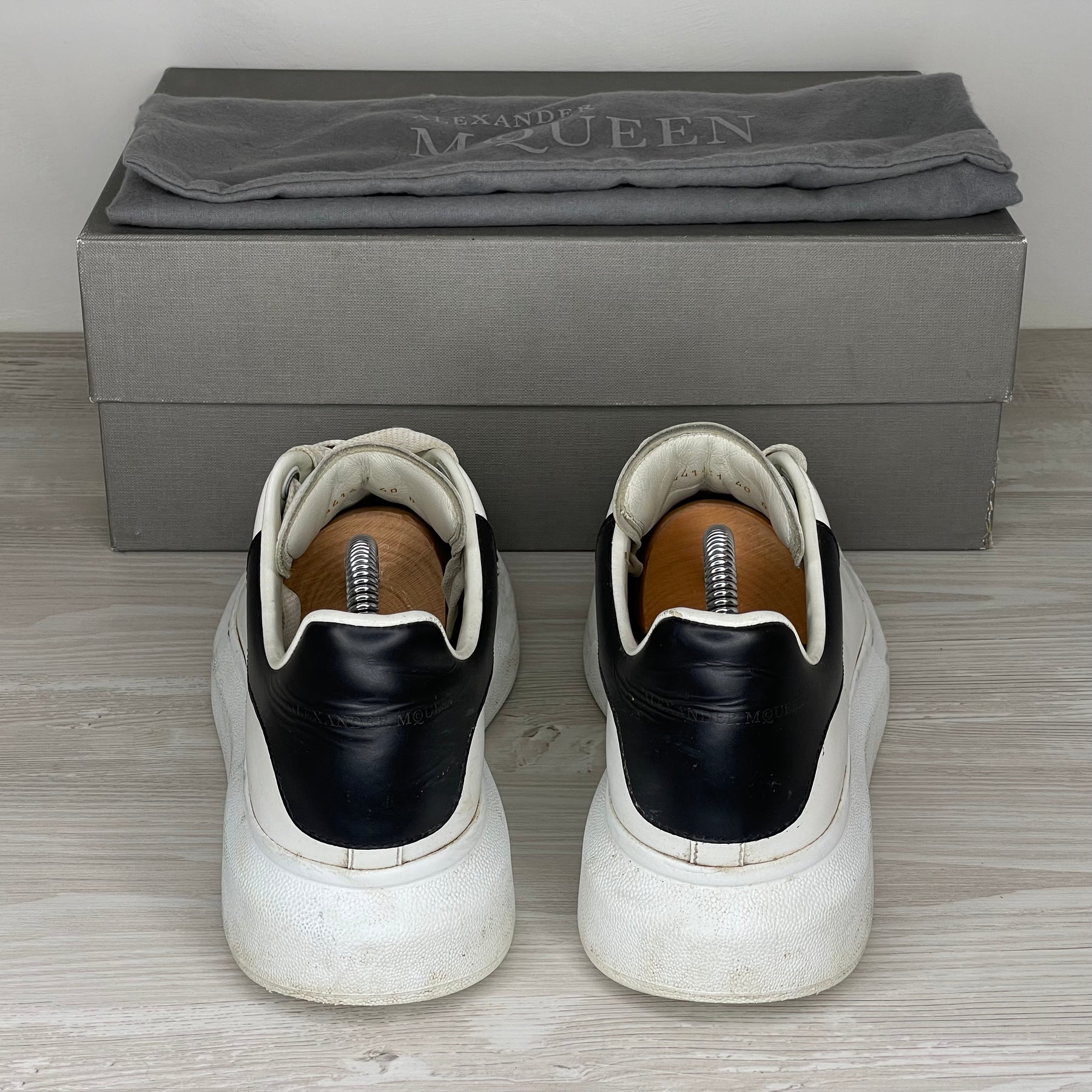 Alexander McQueen Sneakers, 'Hvid Læder' Oversized (40) ⚪️