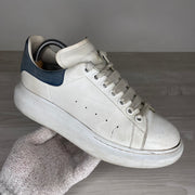 Alexander McQueen Sneakers, 'Blå Ruskind' Oversized (40)