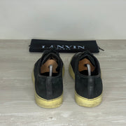Lanvin Sneakers, 'Sort Ruskind' Lak Toe (42)