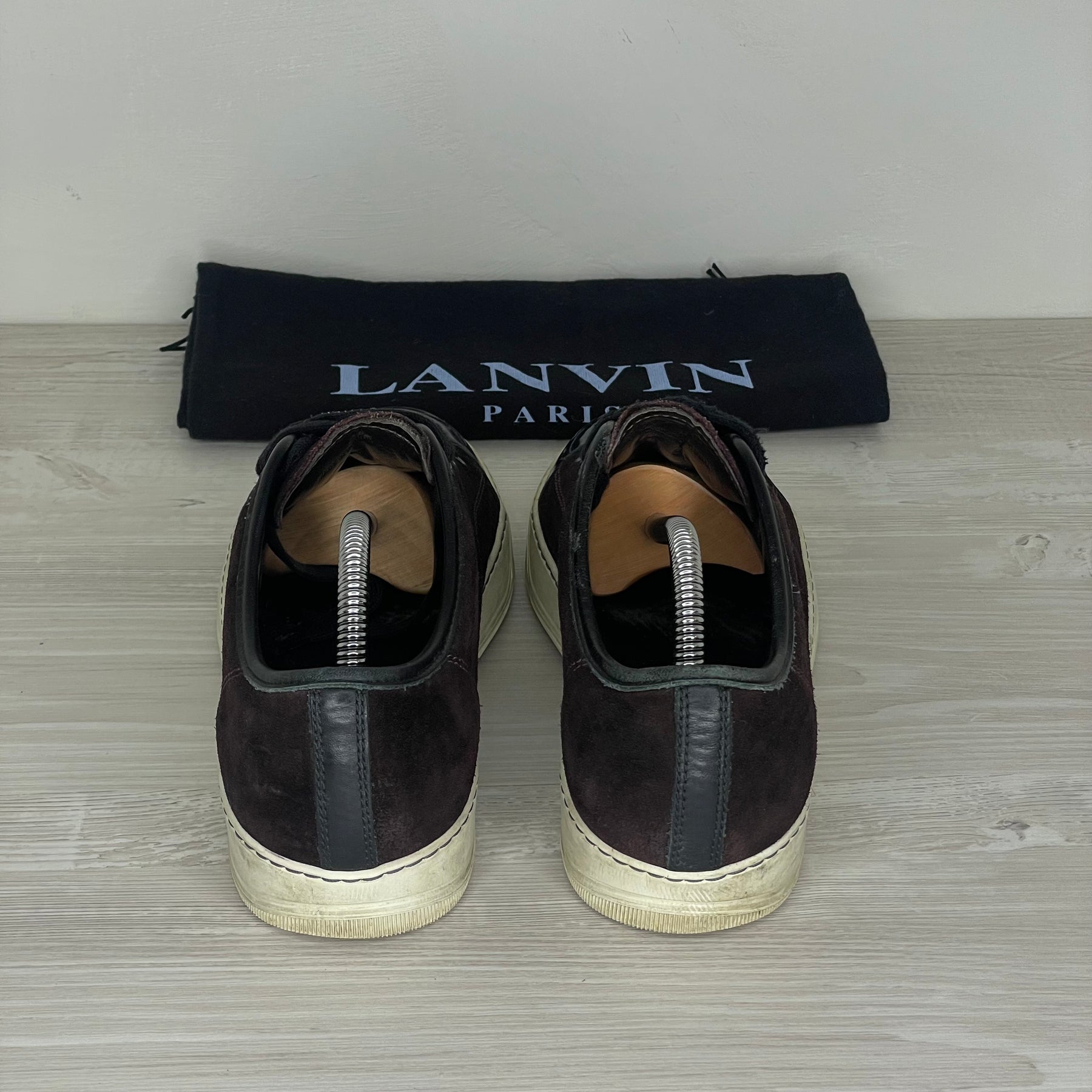 Lanvin Sneakers, 'Bordeaux Ruskind' Lak Toe (39)