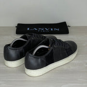 Lanvin Sneakers, 'Sort Ruskind & Læder' Mat Toe (40)