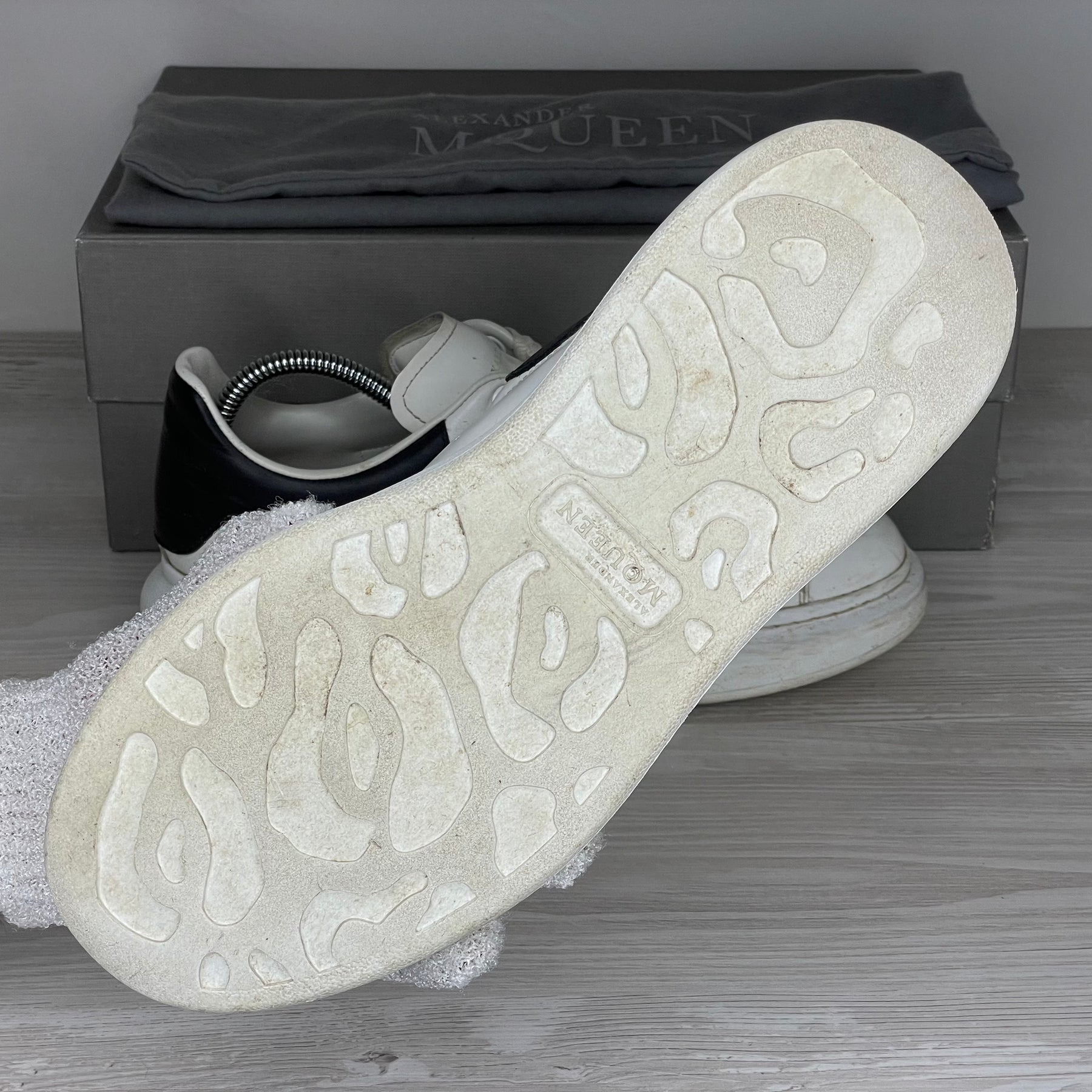 Alexander McQueen Sneakers, 'Hvid Læder' Oversized (40) ⚪️