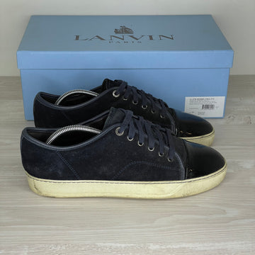 Lanvin Sneakers, 'Navy Ruskind' 'Lak Toe (41)