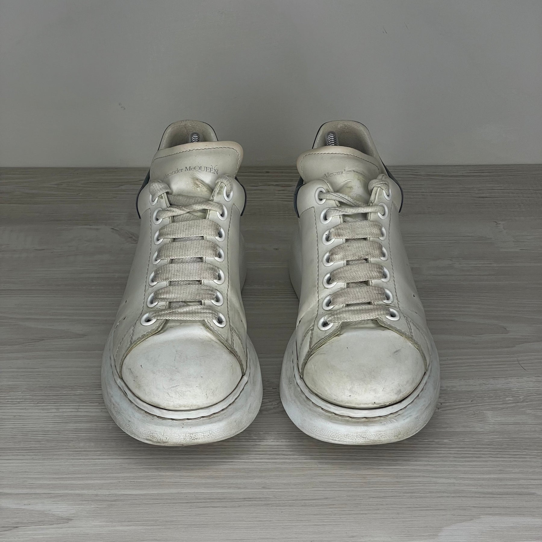 Alexander McQueen Sneakers, 'Blå Ruskind' Oversized (40)