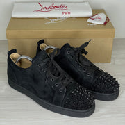 Christian Louboutin Sneakers, 'Sort Ruskind' Junior Spikes (43.5)