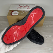 Christian Louboutin Sneakers, 'Sort Ruskind' Junior Spikes (40.5)
