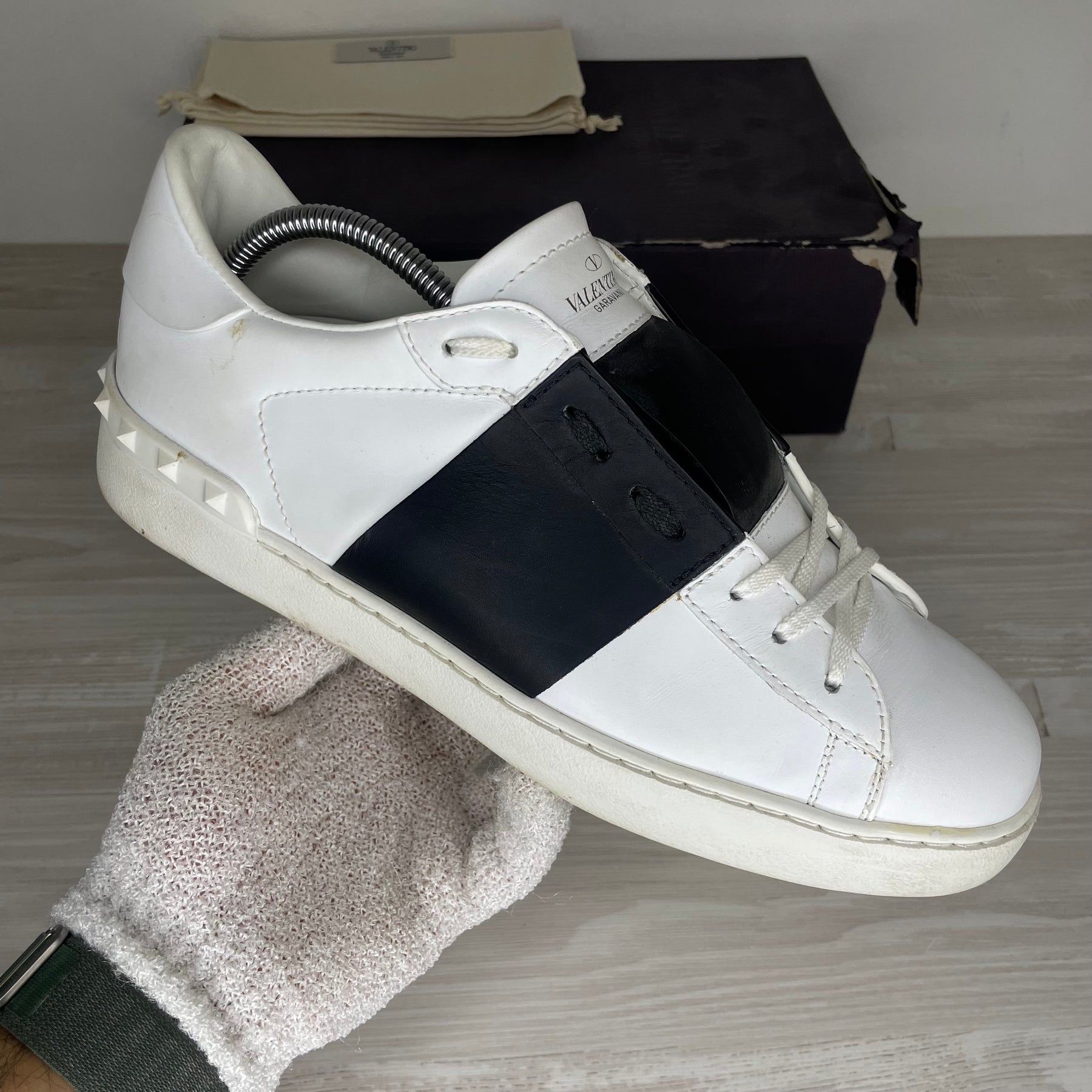 Valentino Sneakers, 'Sort Stripe' Open (43)