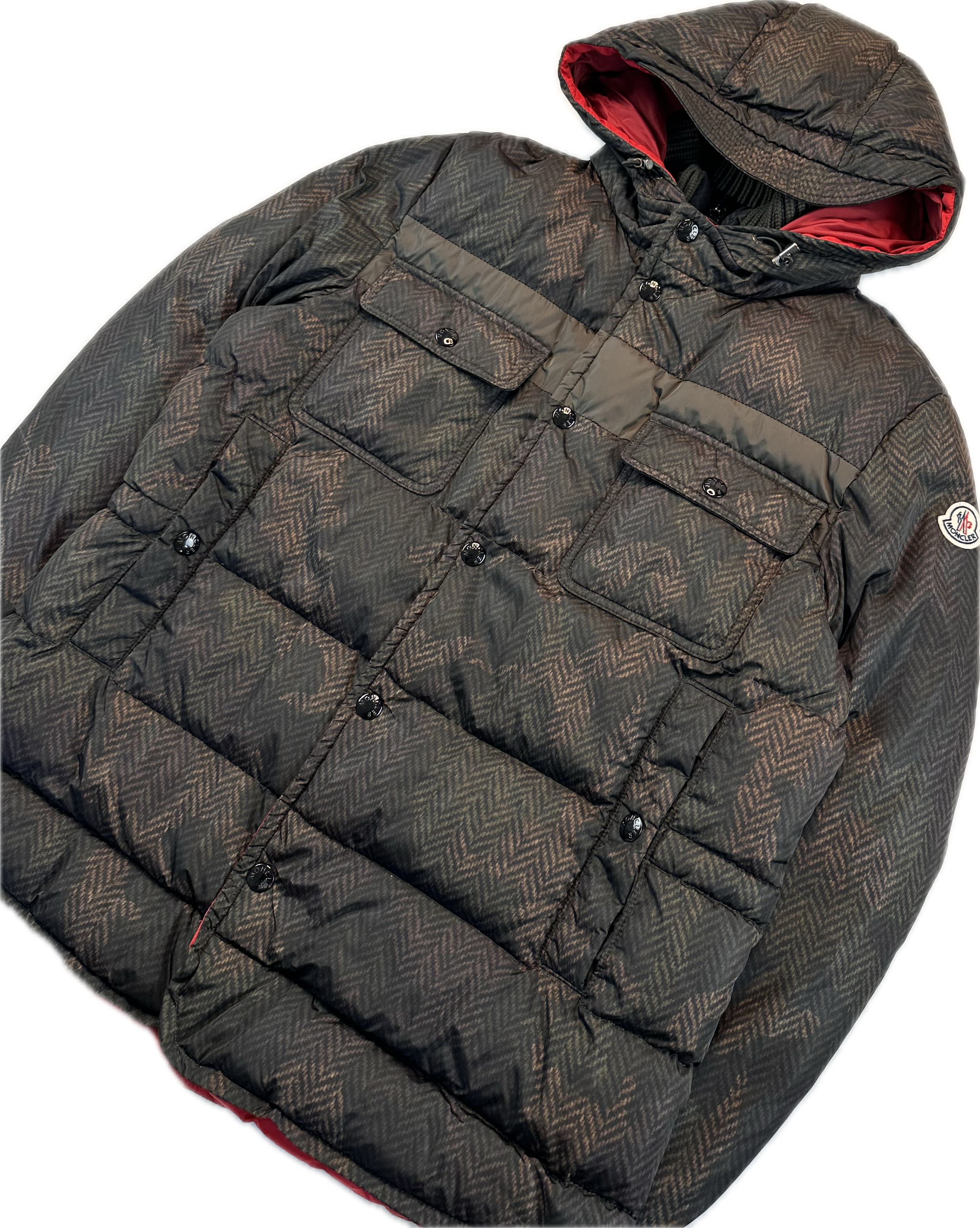 Moncler Vinterjakke, Herre 'Brun' Jacot (M2 / Medium)