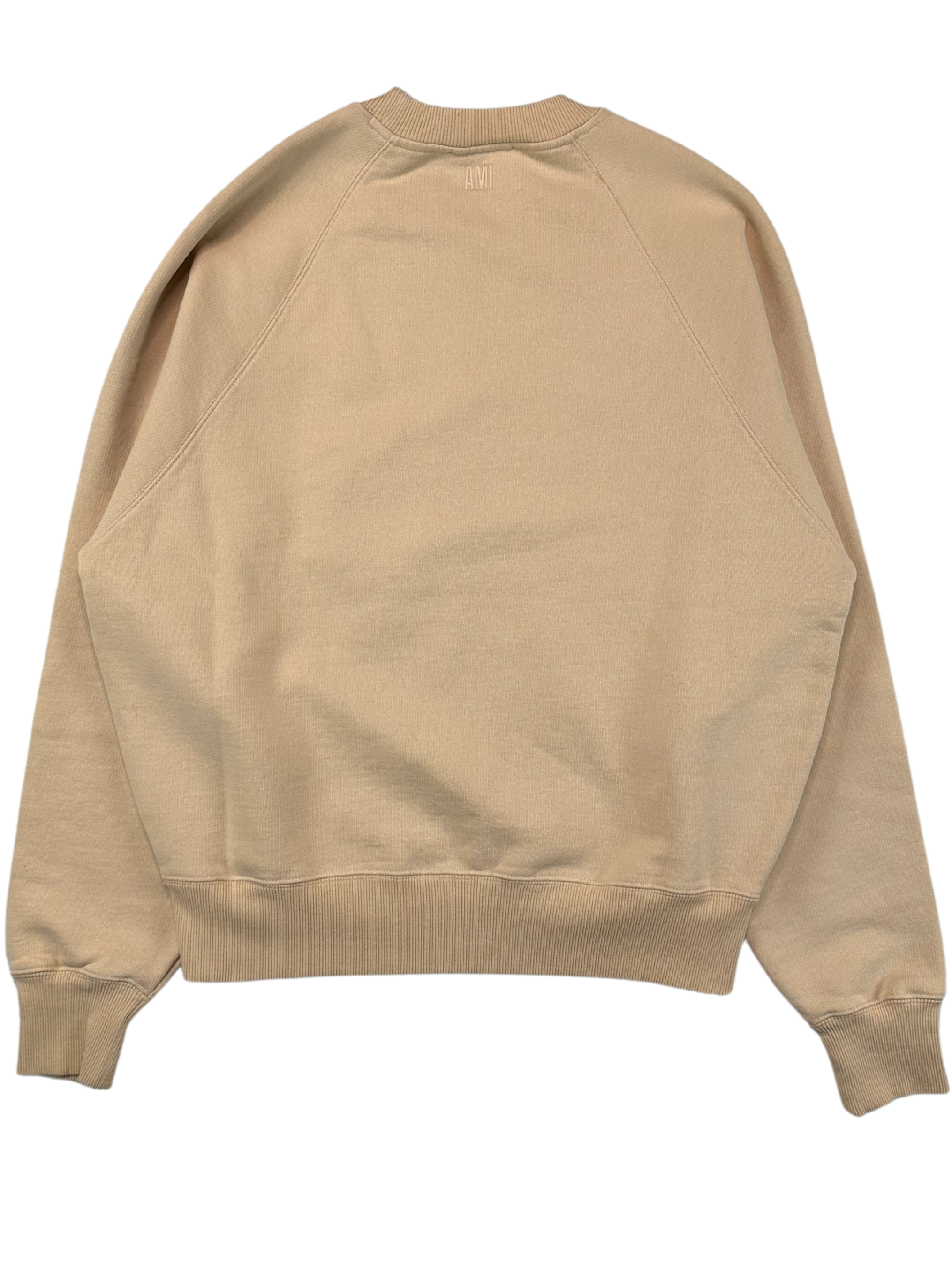 AMI Crewneck, Heart 'Beige' (Medium) 😁