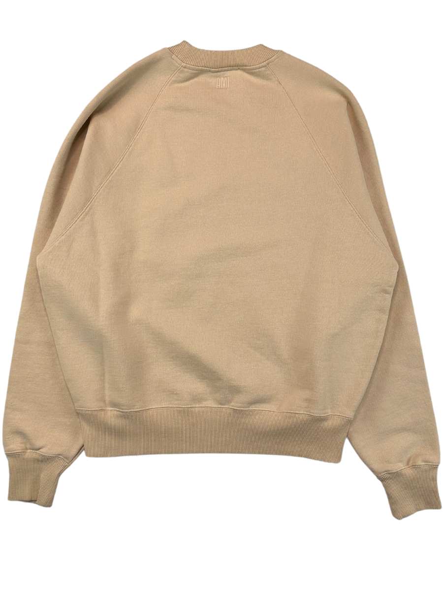 AMI Crewneck, Heart 'Beige' (Medium) 😁