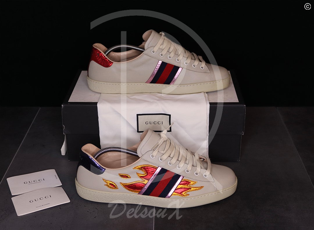 Gucci Ace 'Flames' (44) 🕯