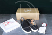 Christian Louboutin 'Black Suede' Pik Boat (42.5) 🏰