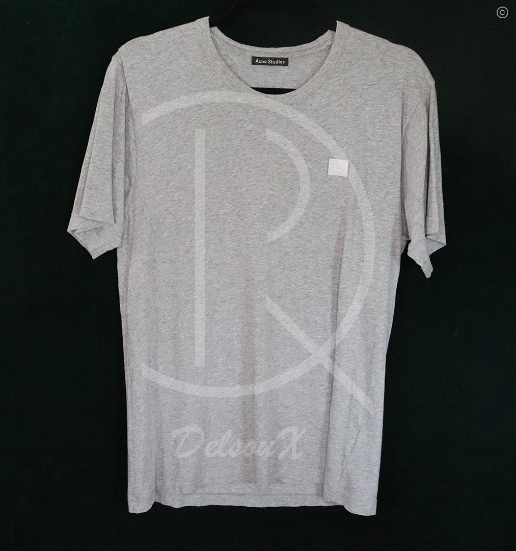 Acne Studios T-Shirt Nash Face ‘Grey’ (M) 👽