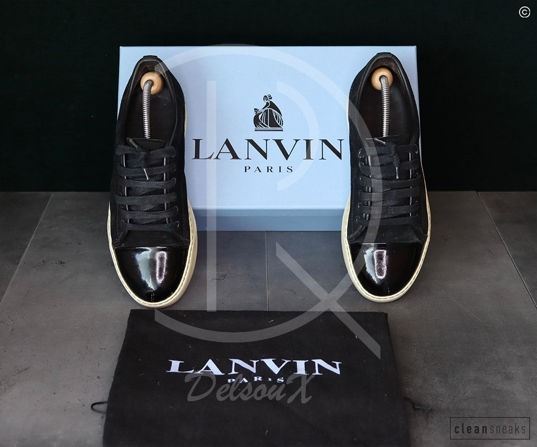 Lanvin 'Black Suede' Lak Toe (39) 👟