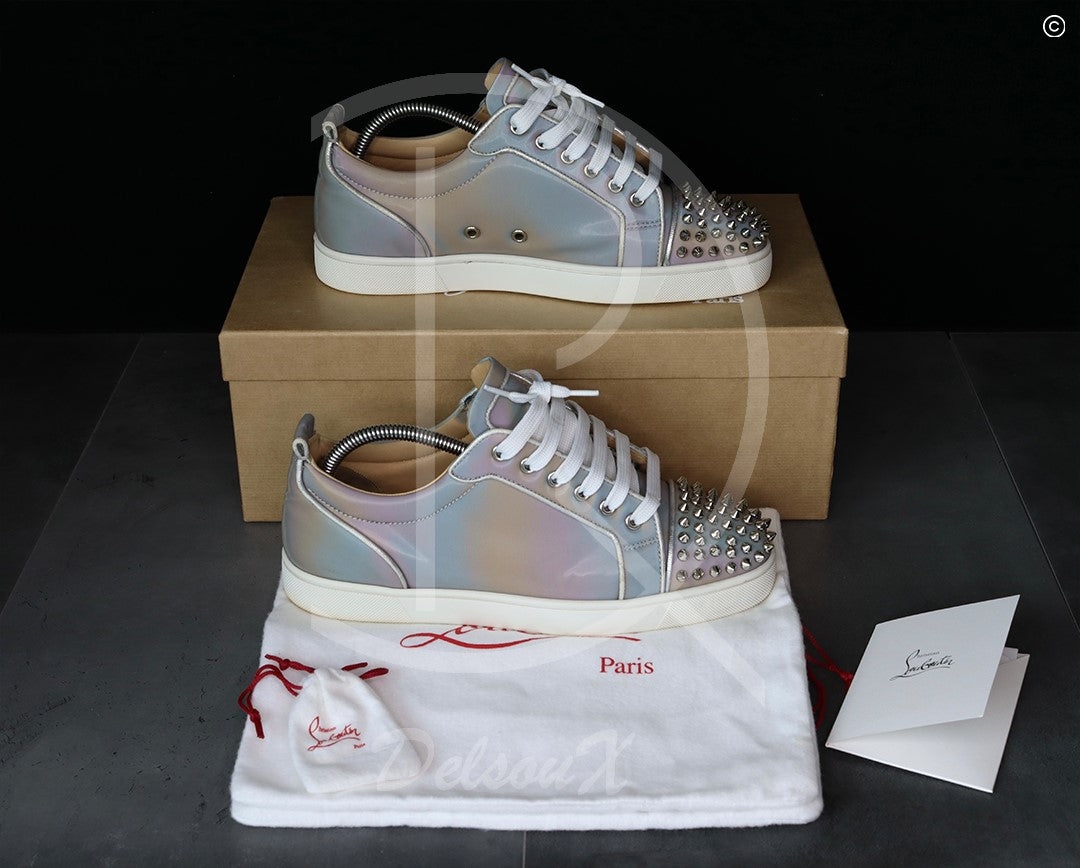 Christian Louboutin 'Multi Silver' Junior Spikes (41) 🪙