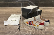 Gucci Ace 'Flames' Beige Leather (45) 🎇